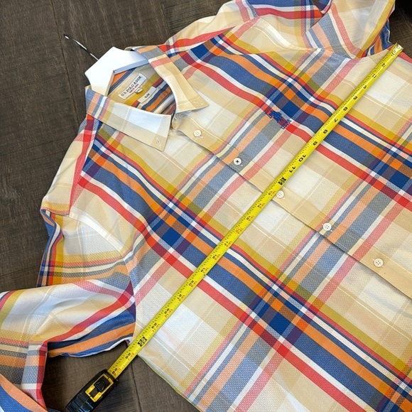 AS NEW. US POLO ASSN MEN BUTTON DOWN SHIRT SIZE 2XL SLIM FIT SHIRT - Picture 11 of 17